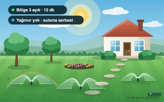 Bahçe ve Tarım otomasyonu örnek görseli